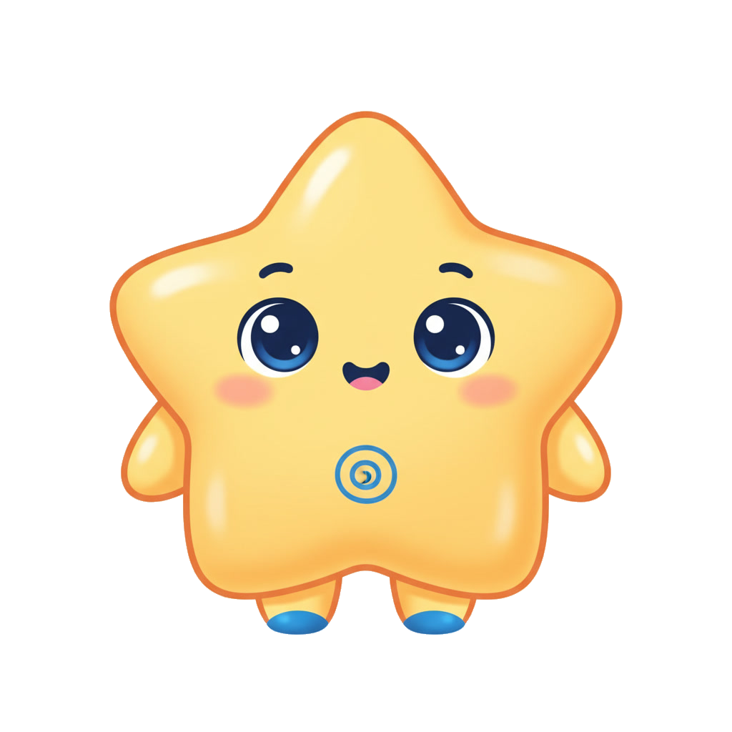 Mascota estrella de Aprende Fonemas